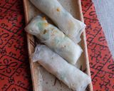 ライスペーパーでエビはんぺん棒餃子作り方5写真