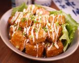 ☆節約大盛りおかず☆厚揚げの照り焼きマヨ作り方4写真