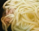 市販出汁活用●月見とろろ肉うどん作り方1写真