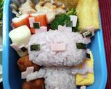 ウーパールーパー弁当☆マイクラキャラ弁作り方9写真