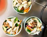 肉無根菜たっぷりきな粉オイポン味野菜炒め作り方12写真
