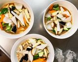 肉無根菜たっぷりきな粉オイポン味野菜炒め作り方15写真