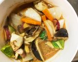 肉無根菜たっぷりきな粉オイポン味野菜炒め作り方19写真