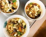 肉無根菜たっぷりコク旨甘辛味温野菜サラダ作り方21写真