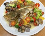 キハタのアクアパッツァ～魚の駅生地～作り方8写真