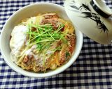 豆苗のカツ丼♪作り方5写真