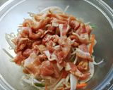 レンジで作る肉野菜炒め作り方3写真
