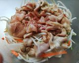 レンジで作る肉野菜炒め作り方4写真