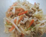 レンジで作る肉野菜炒め作り方5写真