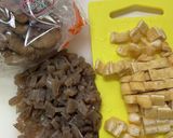 舞茸こんにゃくごぼう炊込みご飯作り方2写真