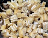 舞茸こんにゃくごぼう炊込みご飯作り方5写真