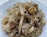 舞茸こんにゃくごぼう炊込みご飯作り方7写真