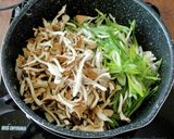 ねぎ塩きのこ。作り方2写真