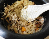 塩じゃけとごぼうの味噌炊き込みご飯作り方6写真
