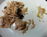 塩じゃけとごぼうの味噌炊き込みご飯作り方5写真