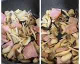 牛乳☆きのことベーコンの濃厚クリームスパ作り方2写真
