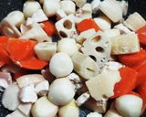 簡単♪筑前煮煮物作り方1写真