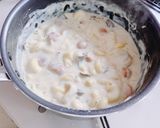 チーズポキポキグラタン作り方4写真