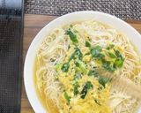 青葱の卵とじにゅうめん作り方8写真