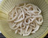 お肉とネギで、My#柚子胡椒うどん#作り方2写真