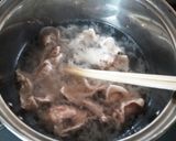 お肉とネギで、My#柚子胡椒うどん#作り方4写真