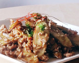 夕食10分★ごぼうの甘辛そぼろ煮★甘辛丼作り方6写真