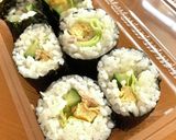 調理実習　サラダ巻き　楽しく巻こう！作り方19写真
