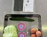 調理実習　サラダ巻き　楽しく巻こう！作り方2写真