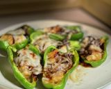挽肉系リメイク＋厚揚げでピーマンの肉詰め作り方15写真