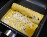 お弁当！焼きちくわのチーズ卵焼き作り方3写真
