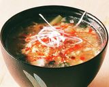 アジアン粥☆やみつき酸辣湯粥★酸っぱ辛い作り方4写真