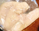 減塩レシピ☆枝豆.鶏ささみの塩昆布和え作り方1写真