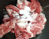 調味料3つ★5分で豚肉の生姜焼き★舞茸作り方2写真