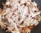 調味料3つ★5分で豚肉の生姜焼き★舞茸作り方3写真