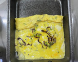 さわやか✨シソの実とキクラゲの玉子焼き作り方5写真