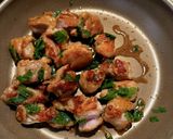 簡単うま!鶏ももの梅しそ照り焼き作り方3写真