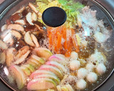 新提案！〆まで旨い絶品"中華風とろみ鍋"作り方4写真