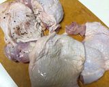 鶏もも肉♡にんにく焼き（大根おろし添え）作り方2写真