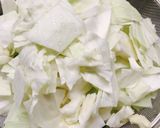 簡単☆キャベツとベーコンのおかか炒め作り方1写真