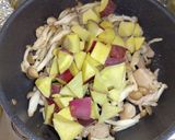 さつまいもと鶏肉のマヨハニーマスタード作り方7写真