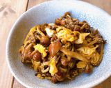 簡単♪なめこと玉子のバター醤油炒め作り方5写真