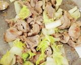 豚こまと白菜のクリームパスタ作り方5写真