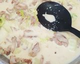 豚こまと白菜のクリームパスタ作り方6写真