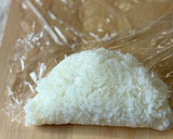 あさりの佃煮と沢庵の二刀流おにぎり作り方5写真