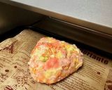 明太チーズもんじゃおにぎり作り方2写真