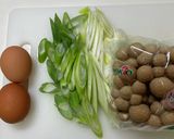 【簡単晩ご飯】鶏胸肉と長ネギのたまご炒め作り方2写真