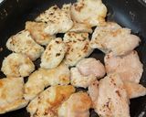 【簡単晩ご飯】鶏胸肉と長ネギのたまご炒め作り方3写真