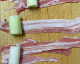 ☆ネギの豚バラ巻きと根菜の炒めもの☆作り方1写真