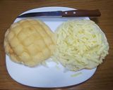 メロンパンのチーズサンド作り方2写真
