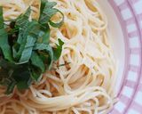 簡単★柚子胡椒とめんつゆの和風パスタ作り方1写真